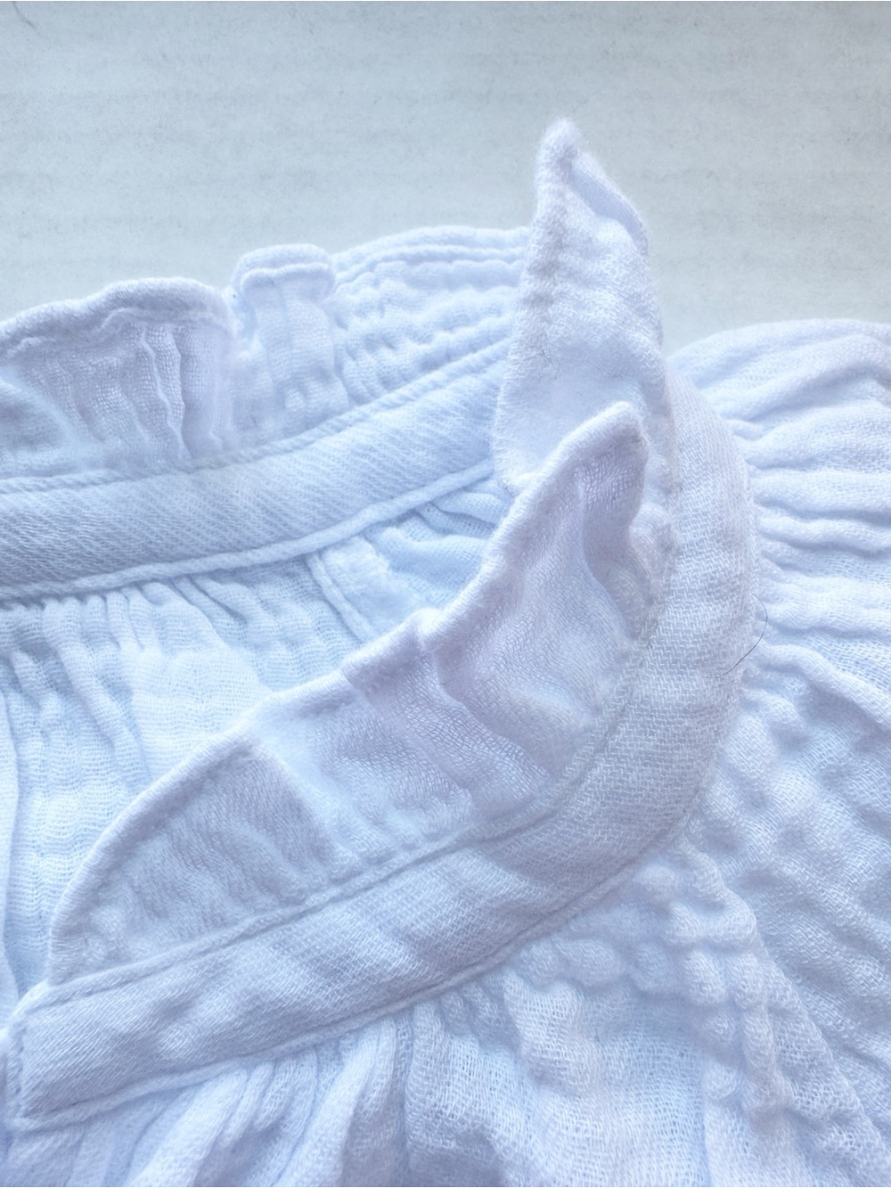 J.Crew New Womens Long Sleeve Gauze Tie Neck Top White Size S NWT - Picture 8 of 16